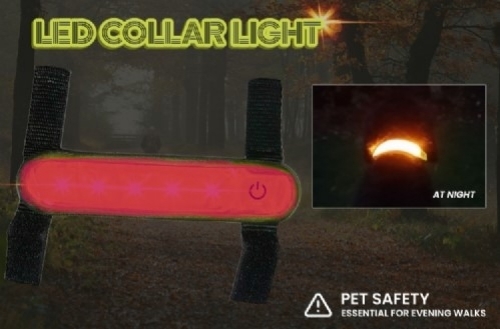 LED Collar Cover Light - Red